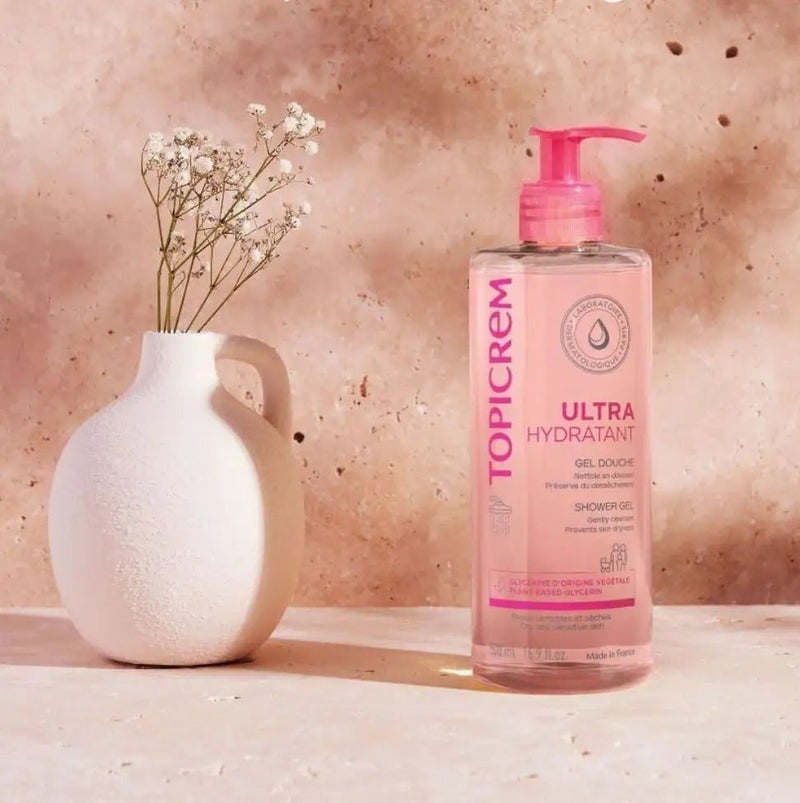 Topicrem 1000ml Ultra Moisturizing Shower Gel Gentle Daily Cleanser for Dry - Image 3